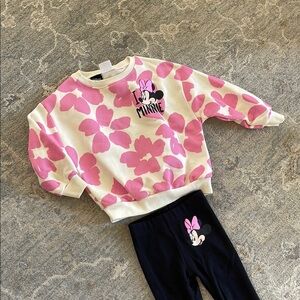 Disney Pink and Cream Sweatshirt